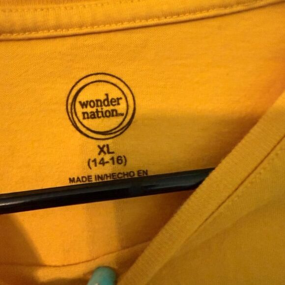 Wonder Nation Yellow and Pink Long Sleeve Tees - Picture 8 of 9